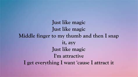 just like magic lyrics